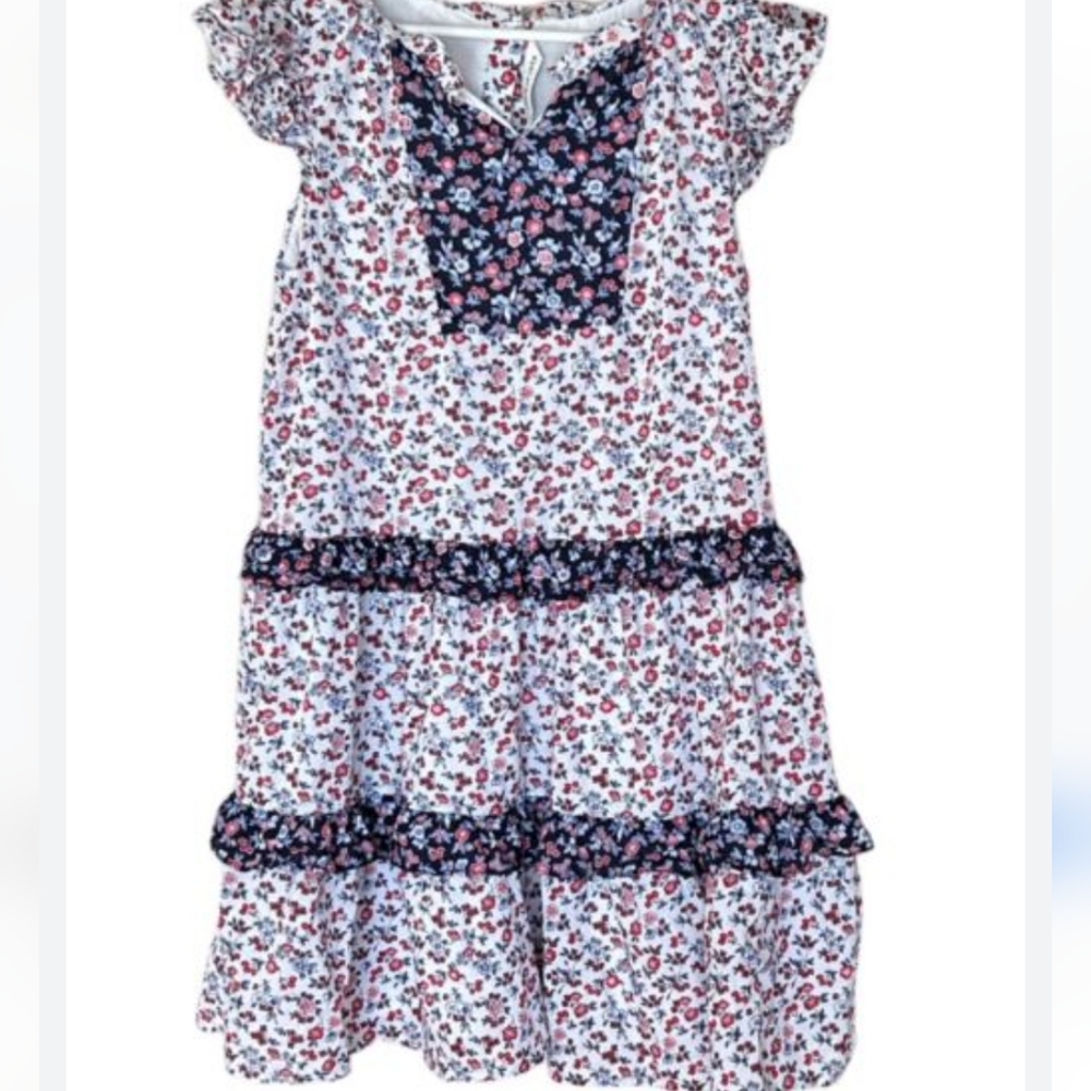 Janie and Jack flutter sleeve tiered dress NWOT